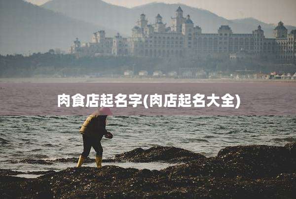 肉食店起名字(肉店起名大全)