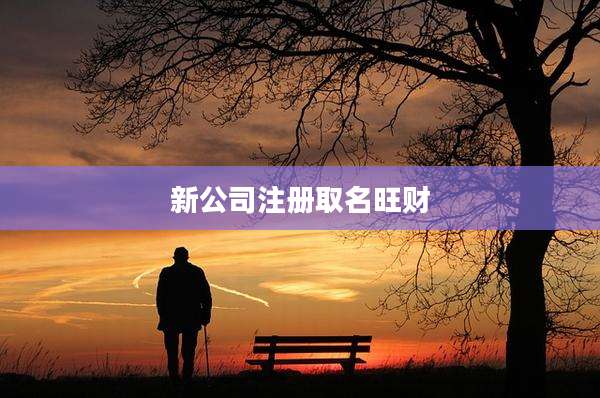 新公司注册取名旺财
