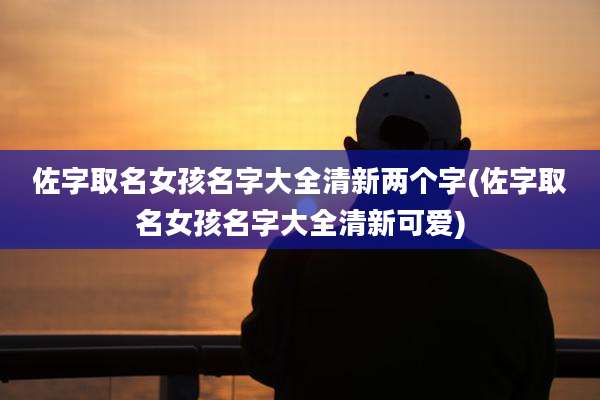 佐字取名女孩名字大全清新两个字(佐字取名女孩名字大全清新可爱)