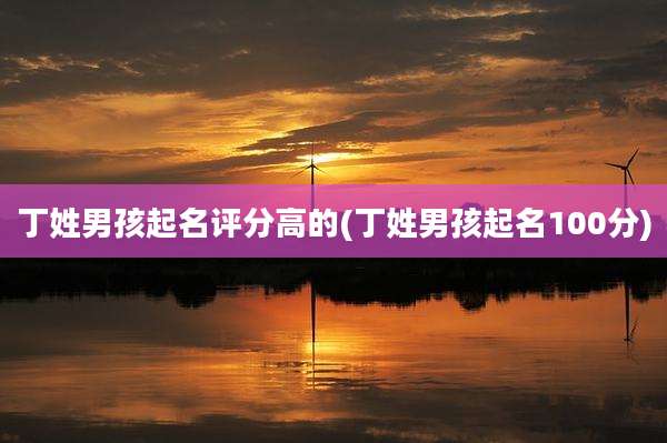 丁姓男孩起名评分高的(丁姓男孩起名100分)