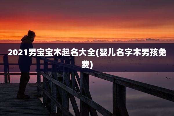 2021男宝宝木起名大全(婴儿名字木男孩免费)