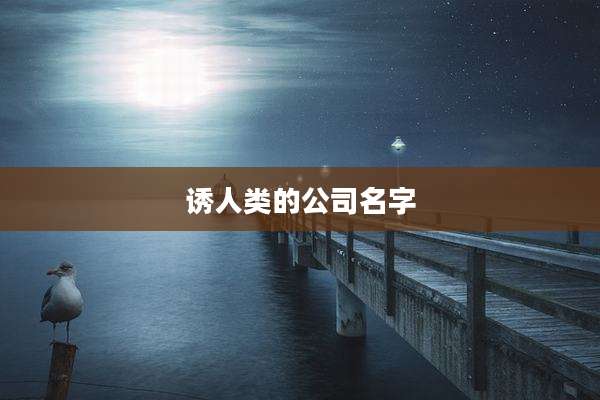诱人类的公司名字