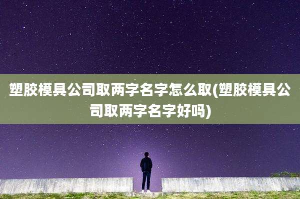 塑胶模具公司取两字名字怎么取(塑胶模具公司取两字名字好吗)