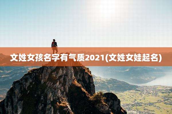 文姓女孩名字有气质2021(文姓女娃起名)