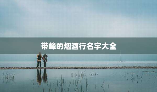 带峰的烟酒行名字大全