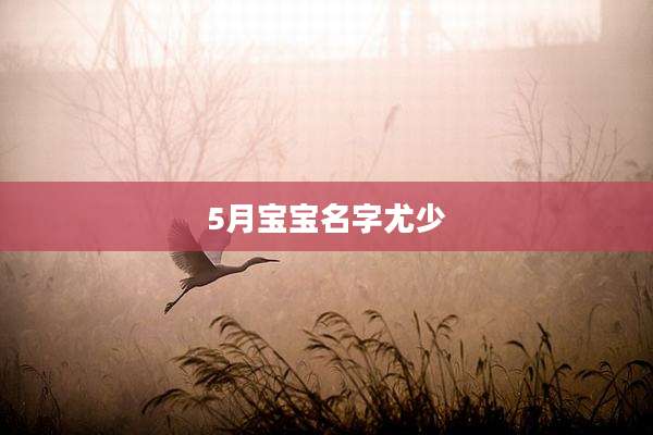5月宝宝名字尤少