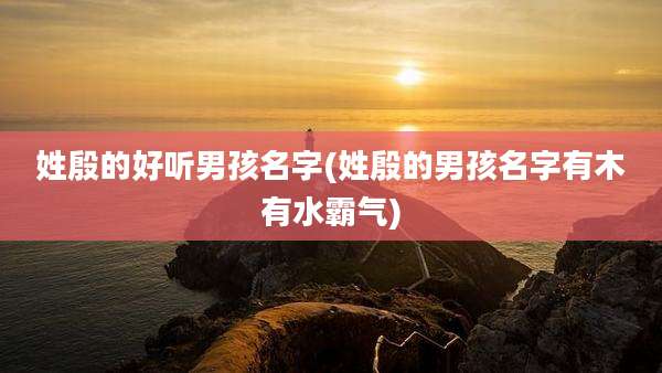 姓殷的好听男孩名字(姓殷的男孩名字有木有水霸气)