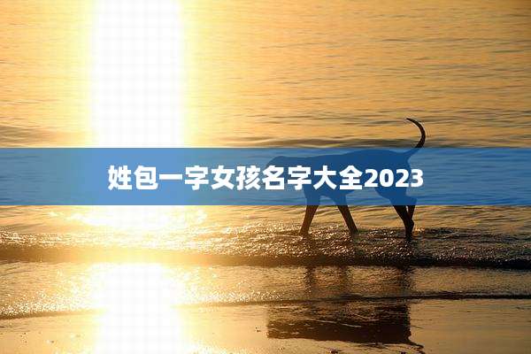 姓包一字女孩名字大全2023