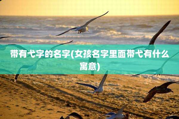 带有弋字的名字(女孩名字里面带弋有什么寓意)
