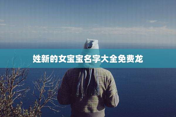姓新的女宝宝名字大全免费龙