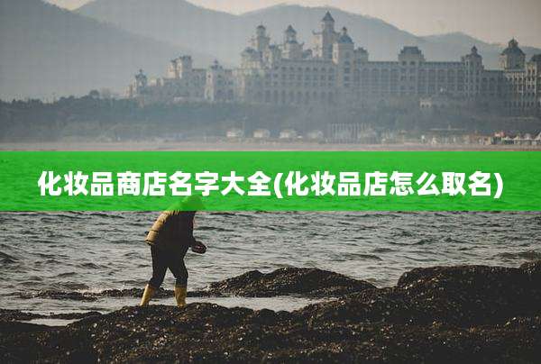化妆品商店名字大全(化妆品店怎么取名)