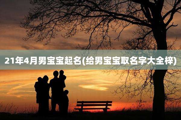 21年4月男宝宝起名(给男宝宝取名字大全梓)