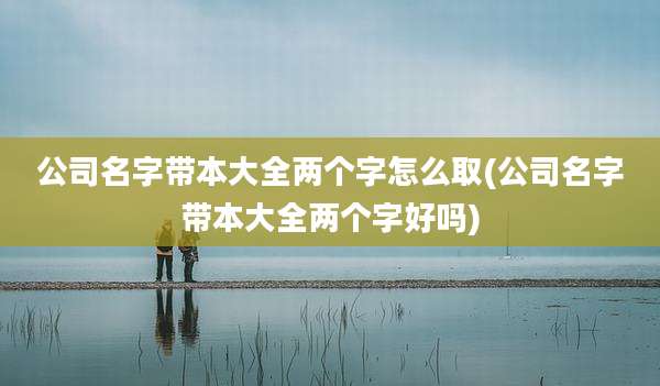 公司名字带本大全两个字怎么取(公司名字带本大全两个字好吗)