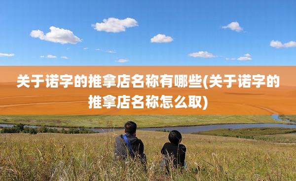 关于诺字的推拿店名称有哪些(关于诺字的推拿店名称怎么取)