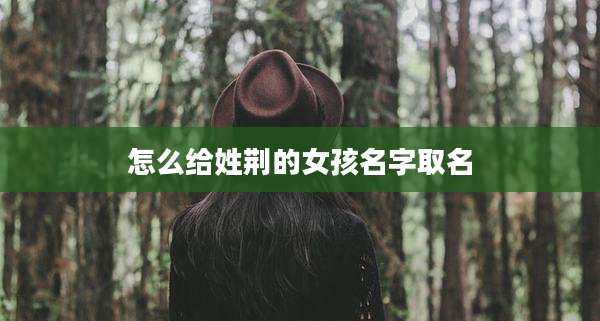 怎么给姓荆的女孩名字取名