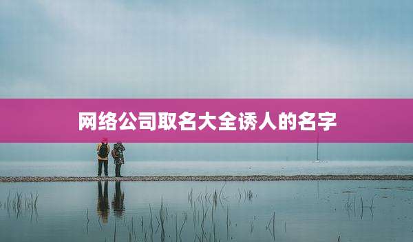 网络公司取名大全诱人的名字