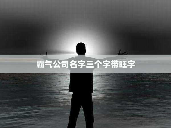 霸气公司名字三个字带旺字