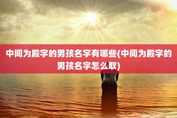 中间为殿字的男孩名字有哪些(中间为殿字的男孩名字怎么取)