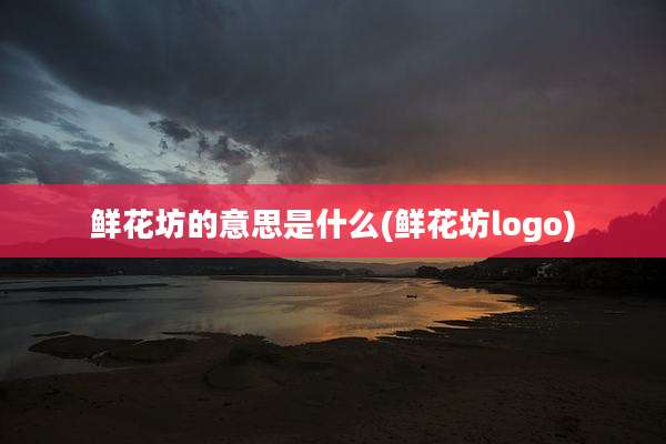 鲜花坊的意思是什么(鲜花坊logo)
