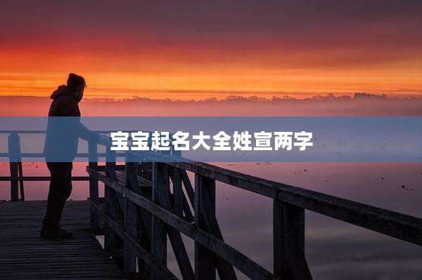 宝宝起名大全姓宣两字