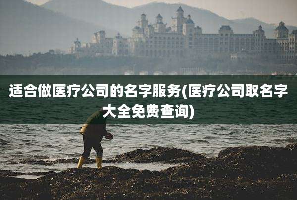 适合做医疗公司的名字服务(医疗公司取名字大全免费查询)