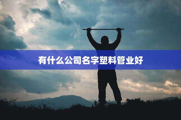 有什么公司名字塑料管业好