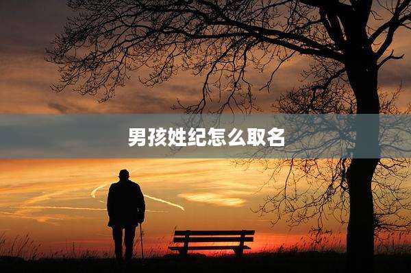 男孩姓纪怎么取名
