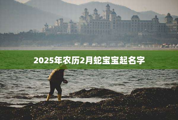2025年农历2月蛇宝宝起名字