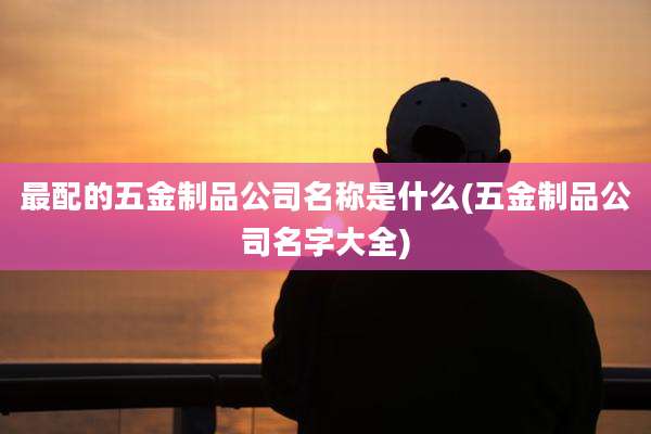 最配的五金制品公司名称是什么(五金制品公司名字大全)