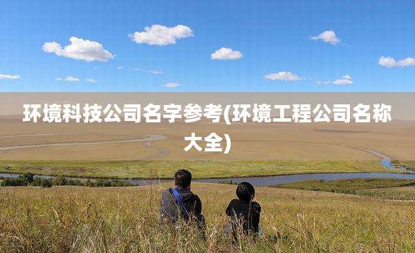环境科技公司名字参考(环境工程公司名称大全)
