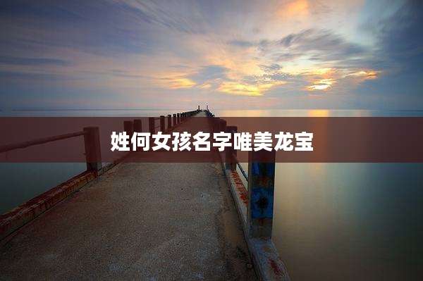 姓何女孩名字唯美龙宝
