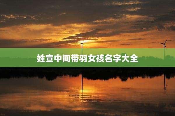 姓宣中间带羽女孩名字大全