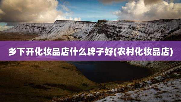 乡下开化妆品店什么牌子好(农村化妆品店)