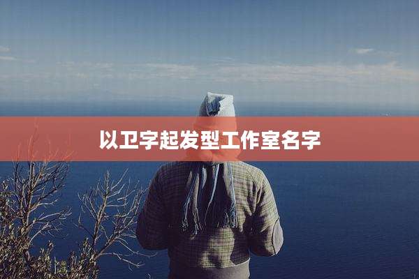 以卫字起发型工作室名字