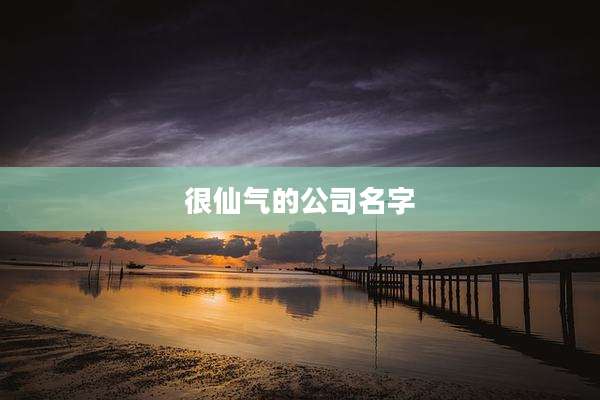 很仙气的公司名字