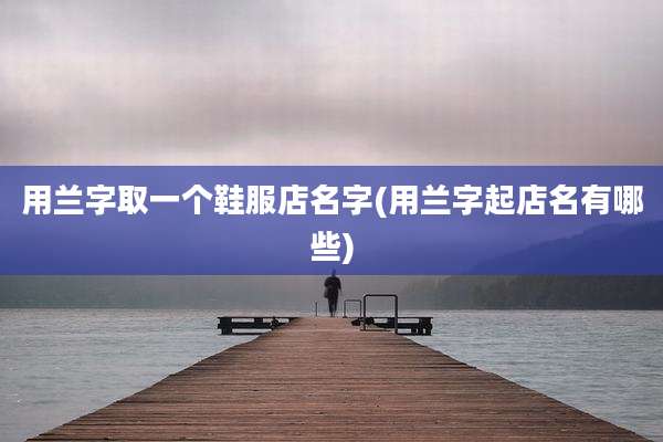 用兰字取一个鞋服店名字(用兰字起店名有哪些)