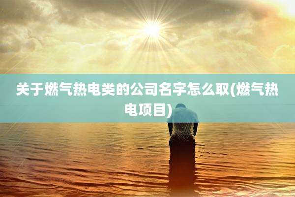 关于燃气热电类的公司名字怎么取(燃气热电项目)