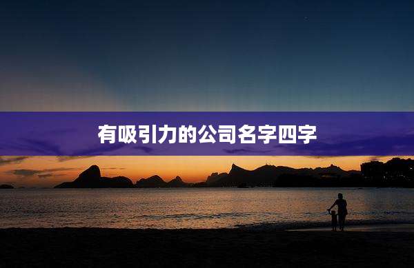 有吸引力的公司名字四字