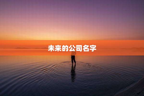未来的公司名字