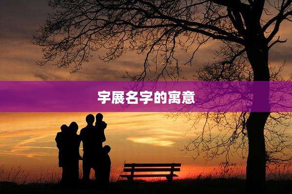 宇展名字的寓意
