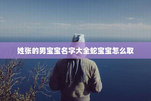 姓张的男宝宝名字大全蛇宝宝怎么取