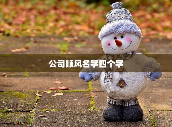 公司顺风名字四个字