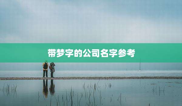 带梦字的公司名字参考