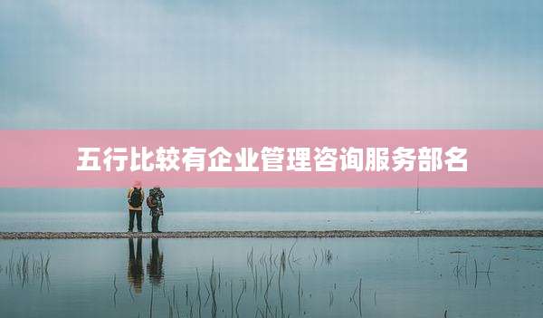 五行比较有企业管理咨询服务部名