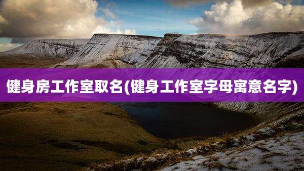 健身房工作室取名(健身工作室字母寓意名字)