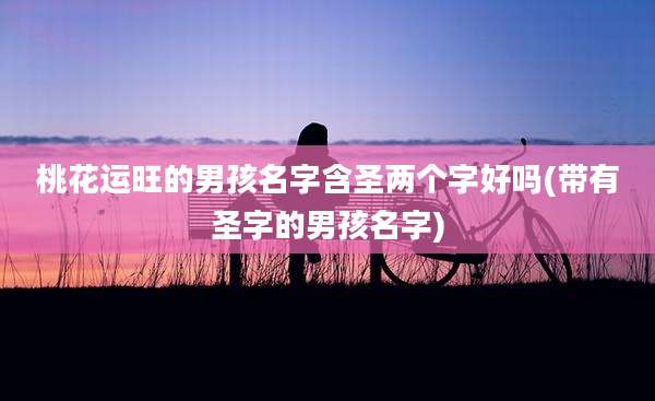 桃花运旺的男孩名字含圣两个字好吗(带有圣字的男孩名字)
