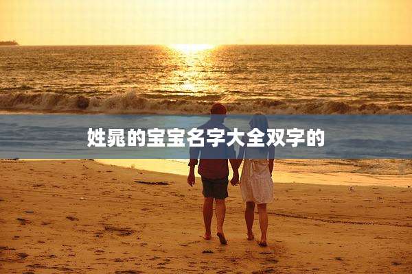 姓晁的宝宝名字大全双字的