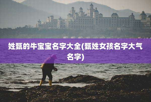 姓甄的牛宝宝名字大全(甄姓女孩名字大气名字)