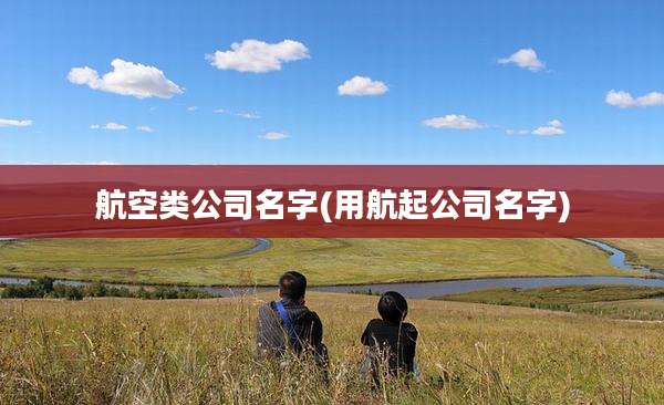航空类公司名字(用航起公司名字)