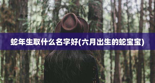 蛇年生取什么名字好(六月出生的蛇宝宝)